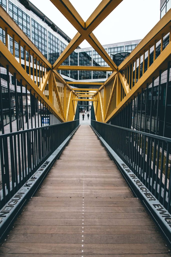 Stuttgart architectuur en brug