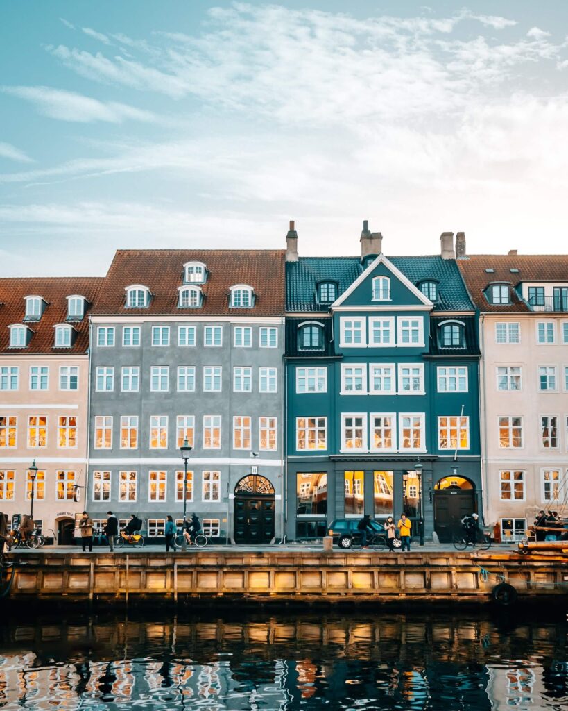 Gekleurde huisjes Nyhavn
